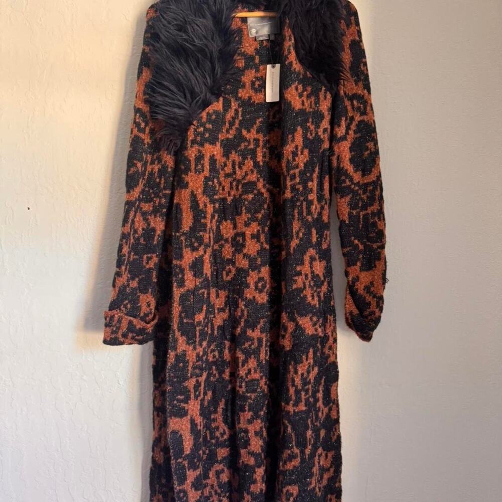 Anthropologie Leopard Duster Sweater - Picture 3 of 7